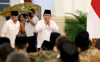 Presiden Prabowo Doakan Pemudik Selamat dan Sehat Sampai Kampung Halaman