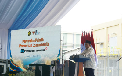 Prabowo : Cadangan Emas RI Terbesar ke-6 Dunia