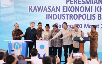 Prabowo Resmikan KEK Industropolis Batang