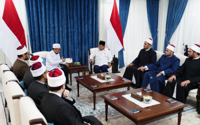 Delegasi Al Azhar Kairo Temui Prabowo