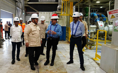 Smelter Emas Terbesar di Dunia Diresmikan Prabowo