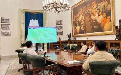 Meski Kalah dari Australia, Presiden Prabowo Semangati Timnas Tak Mudah Menyerah