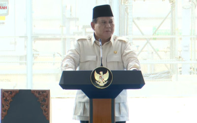 Resmikan Pabrik Freeport, Prabowo Ceritakan Makna Angka 8
