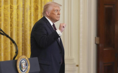 Trump Anggap Remeh Kebocoran Rencana Militer Tim Keamanan Nasional