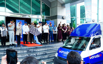 Pelepasan Tim Liput Mudik Garuda TV