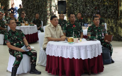 Menhan Tinjau Kesiapan Pendidikan di Rindam Siliwangi