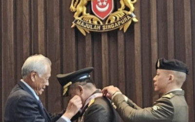 KSAD Raih Medali Kehormatan Singapura