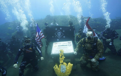 TNI AL dan AS Gelar “Historical Dive” Kenang Perang Dunia II