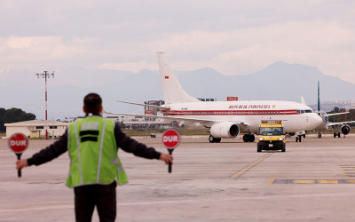 Presiden Prabowo Tiba di Antalya
