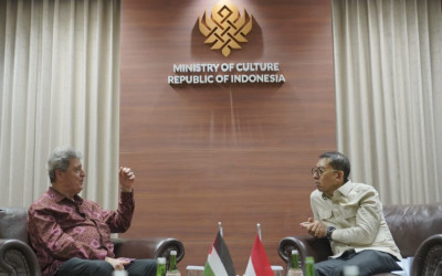 Menbud Siap Perluas Kerjasama Kebudayaan RI - Palestina