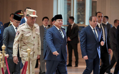 Presiden Prabowo Kunjungi Akademi Militer Mesir