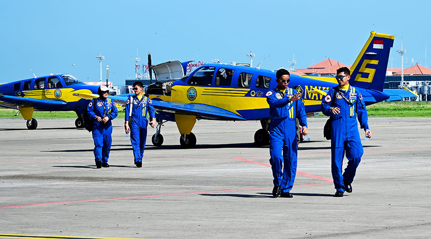 Multilateral Naval Exercise Komodo (MNEK) 2025 digelar di perairan Bali, 15-22 Februari 2025. [astakom/Eric Ireng]