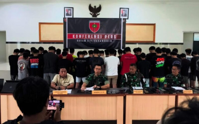 Kodam XIV/Hasanuddin Berhasil Menangkap 40 Pelaku Sindikat Penipuan Online