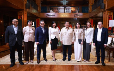 Presiden Prabowo Diskusi Bareng Pemred, Bahas Beragam Isu Strategis