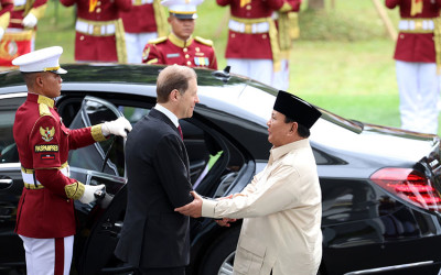 Presiden Prabowo Menerima Wakil PM Rusia Denis Manturov