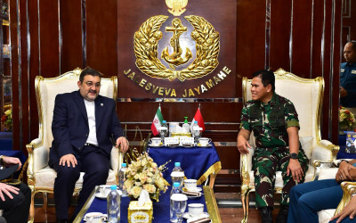 Perkuat Diplomasi Pertahanan, Dubes Iran Bertemu KSAL
