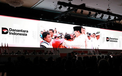 Presiden Prabowo Menghadiri Town Hall Danantara