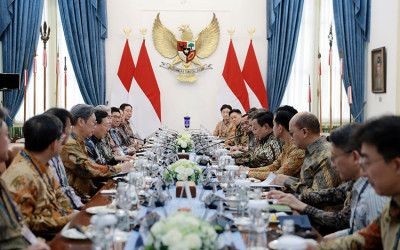 Presiden Prabowo Subianto Terima Delegasi Pengusaha Korea Selatan di Istana