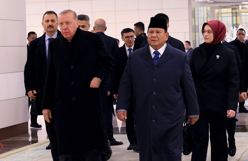 Presiden Prabowo tiba di Turki, Rabu (9/4). [Tim Media Presiden]