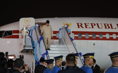 'Sawadikap' Presiden Prabowo Tiba di Thailand
