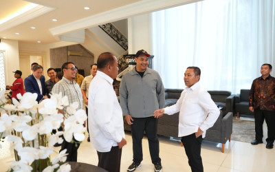 Menpora Bertemu Gubernur Riau Bahas Revitalisasi dan Optimalisasi Peninggalan PON XVIII