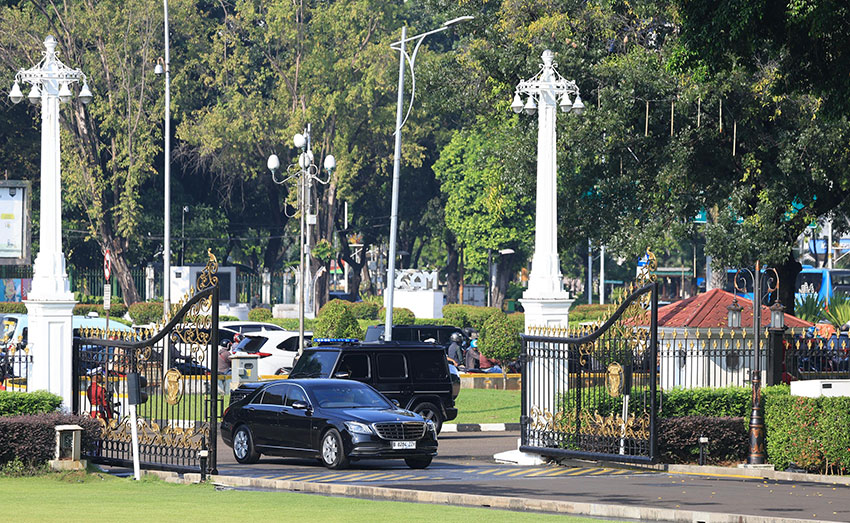 Presiden Prabowo menerima Bill Gates di Istana Merdeka, Jakarta, Rabu (7/5). [Tim Media Presiden/M Maulana Nugraha Putra]