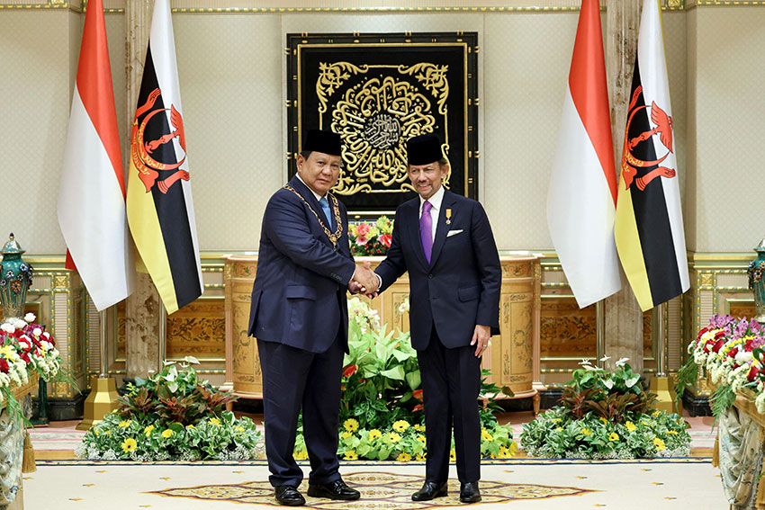 Darussalam, Rabu (14/5). [astakom/Tim Media Presiden/Andi M Ilham]