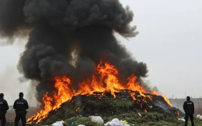 Puluhan Ribu Warga Turki ‘Gitting’ Usai Pemusnahan 20 Ton Ganja