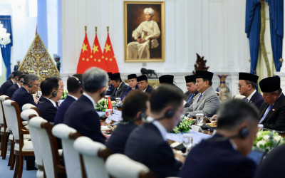 Prabowo: Indonesia dan Tiongkok Bersama Ciptakan Kawasan Damai dan Aman