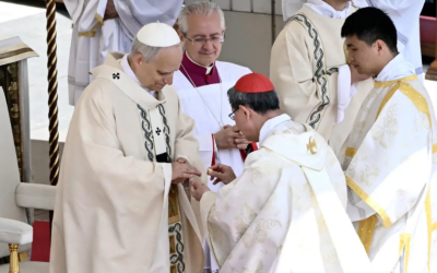 Paus Leo XIV Terima Pallium dan Cincin Nelayan, Begini Maknanya
