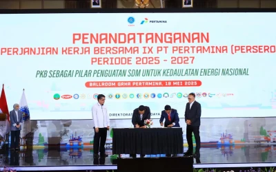 Disaksikan Menteri Ketenagakerjaan, Pertamina dan Serikat Pekerja Sepakati Perjanjian Kerja Sama