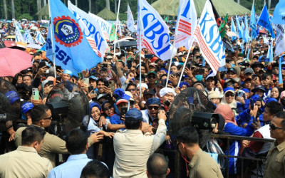 Setelah 60 tahun, Baru Presiden Prabowo Hadiri Mayday