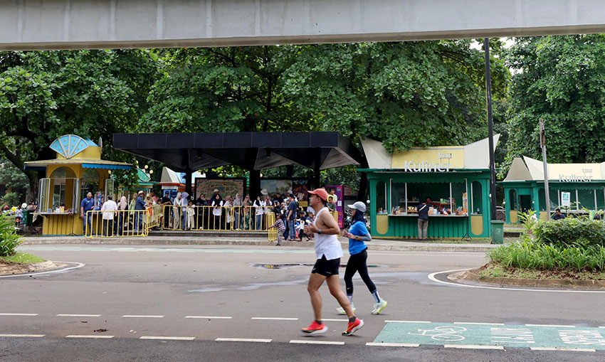 Taman Mini Indonesia Indah (TMII), Jakarta, Minggu (4/5). [astakom/Andi M Ilham]