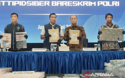 Polri Blokir 865 Rekening Judi Online Senilai Rp194,7 Miliar