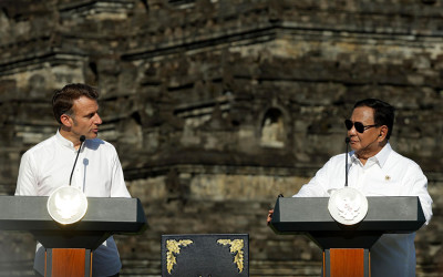 Indonesia–Prancis Luncurkan Kemitraan Strategis Kebudayaan di Candi Borobudur