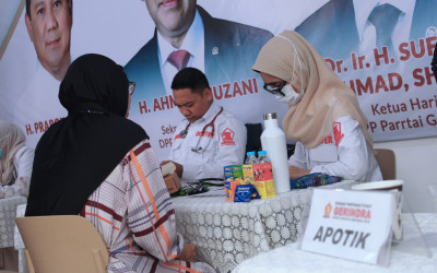 Warga Ragunan Dapat Pengobatan Gratis Setiap Bulan dari Gerindra