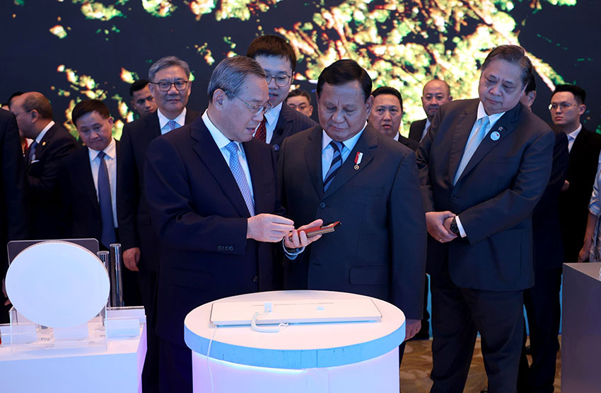 Presiden Prabowo Subianto menghadiri Indonesia-China Business Reception 2025 di Jakarta, Sabtu (24/5). {Tim Media Presiden]