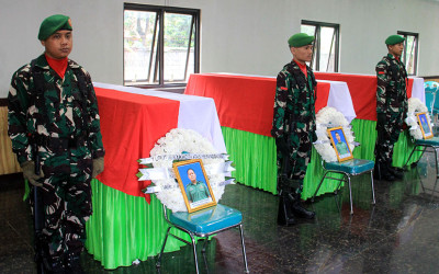 Panglima TNI Hadiri Upacara Pelepasan Korban Ledakan Munisi
