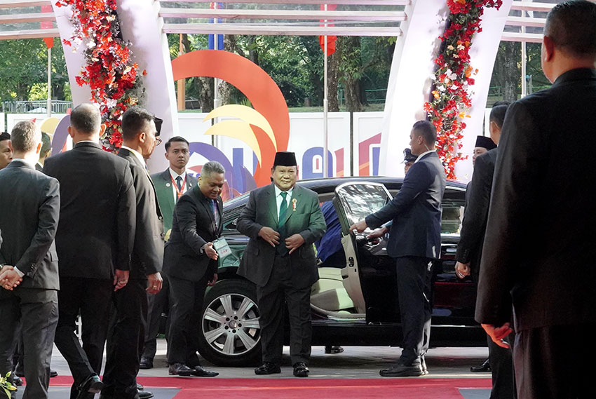 Presiden Prabowo menghadiri KTT ke-16 BIMP-EAGA di Kuala Lumpur, Malaysia, Selasa (27/5). [Tim Media Presiden]