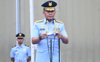 Danlanud Sultan Hasanuddin Pimpin Serah Terima Jabatan Danskadron Udara 5