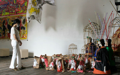 Pameran Karya Kertas Seniman Jalanan