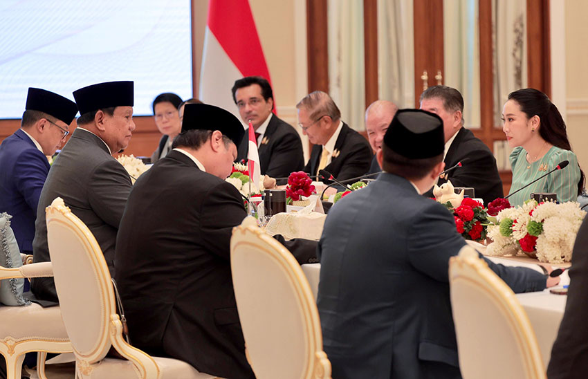 Pertemuan bilateral di Government House, Bangkok, Thailand, Senin (19/5). [Tim Media Presiden]