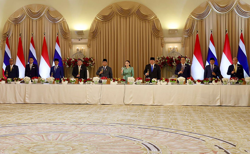 Pertemuan bilateral di Government House, Bangkok, Thailand, Senin (19/5). [Tim Media Presiden]