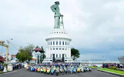 KSAL Scooteran di Hari Pendidikan TNI AL