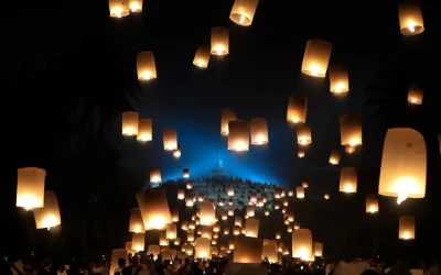 Nikmati Kemilau Festival Lampion Perayaan Waisak di Borobudur, Yuk!