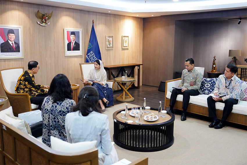Wamendag Dyah Roro Esti menerima kunjungan Presiden KOCHAM di Jakarta, Kamis (19/6). [astakom/Kemendag]