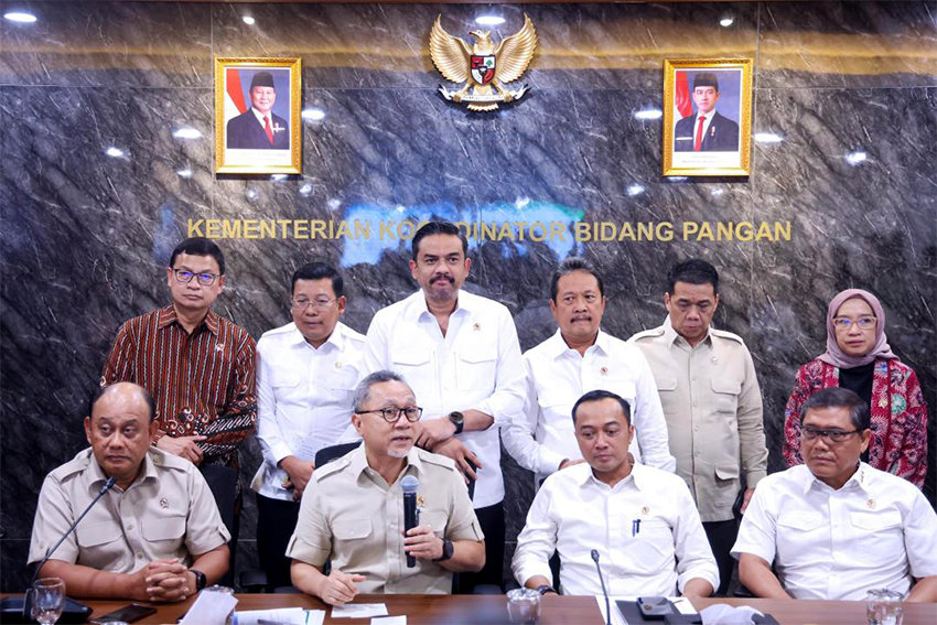 Menteri UMKM Maman Abdurrahman menghadiri Rakortas Tingkat Menteri dalam rangka percepatan Program MBG di Jakarta, Kamis (26/6). [astakom/KemenKopUKM]