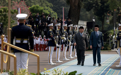 Sambutan Presiden Prabowo ke Sahabat PM Malaysia Anwar Ibrahim