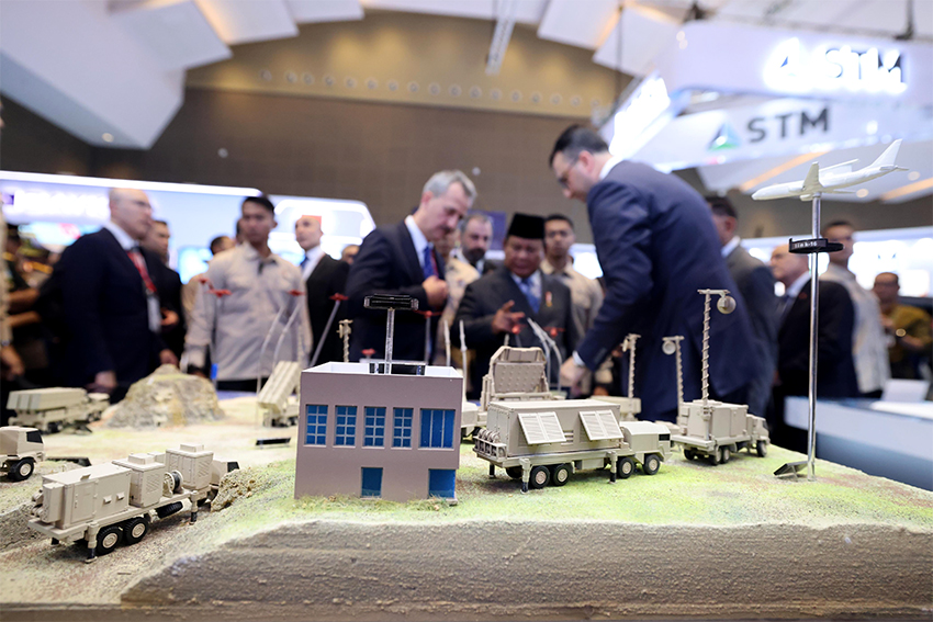 Presiden Prabowo menghadiri Indonesia Defence 2025 di JIExpo, Jakarta, Rabu (11/6). [Tim Media Presiden/Andi M Ilham]