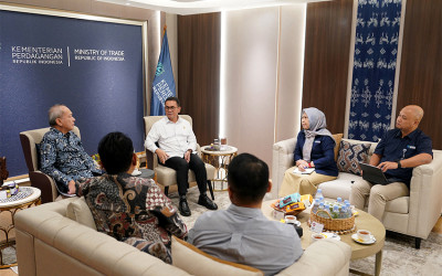 Mendag Budi Santoso Terima Kunjungan Presiden IMA